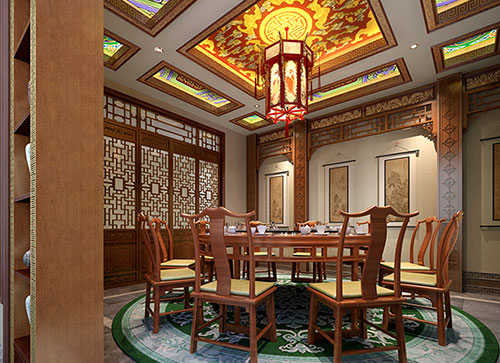 温岭中式古典风格家居装修设计效果图